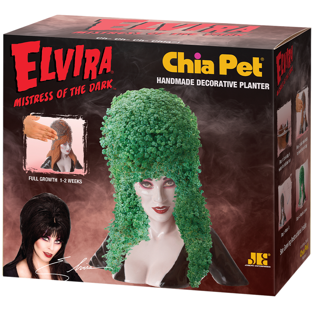 Elvira Mistress of the Dark™ Chia Pet® - Chia.com