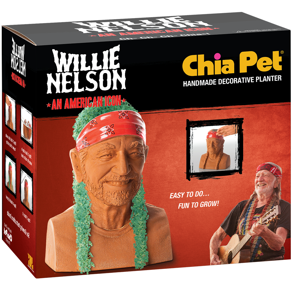 Willie Nelson Chia Pet® - Chia.com