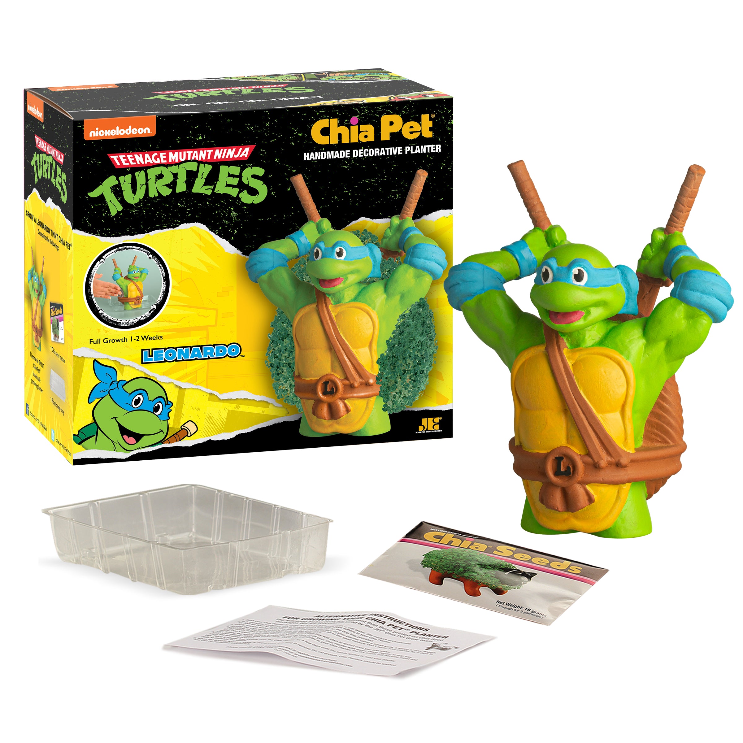 Teenage Mutant Ninja Turtles Leonardo Chia Pet® - Chia.com