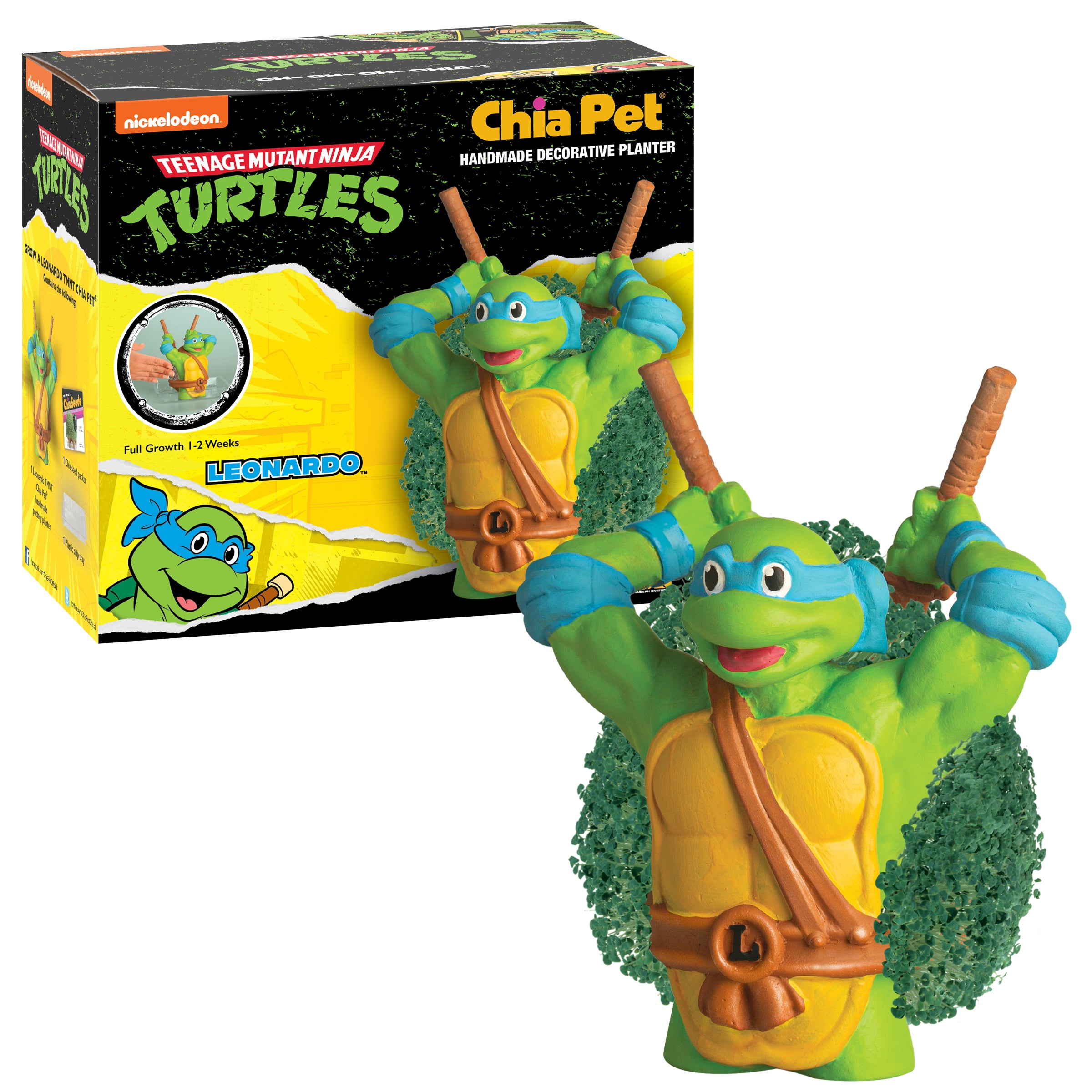 Teenage Mutant Ninja Turtles Leonardo Chia Pet® - Chia.com