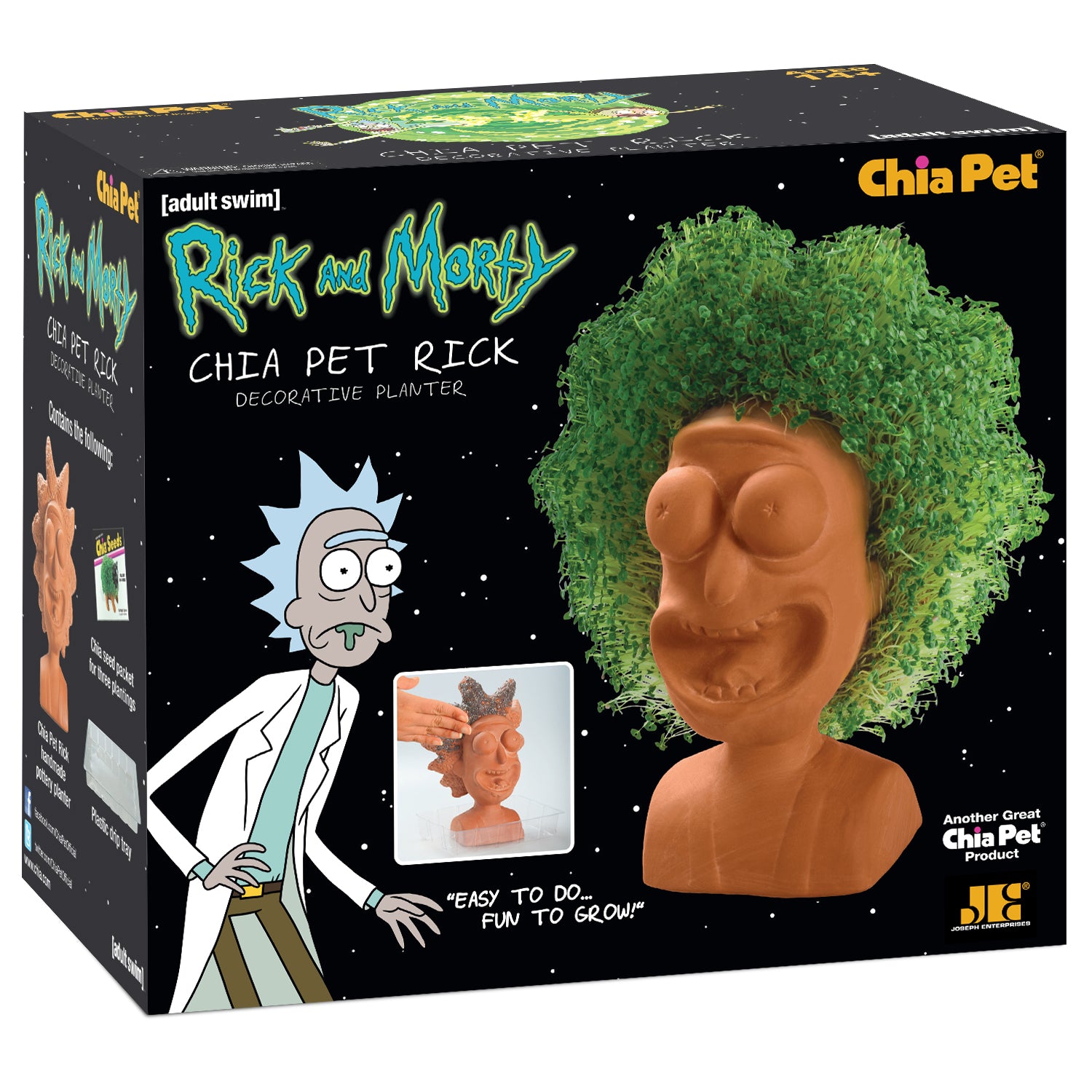 Rick and Morty Chia Pet® Rick - Chia.com