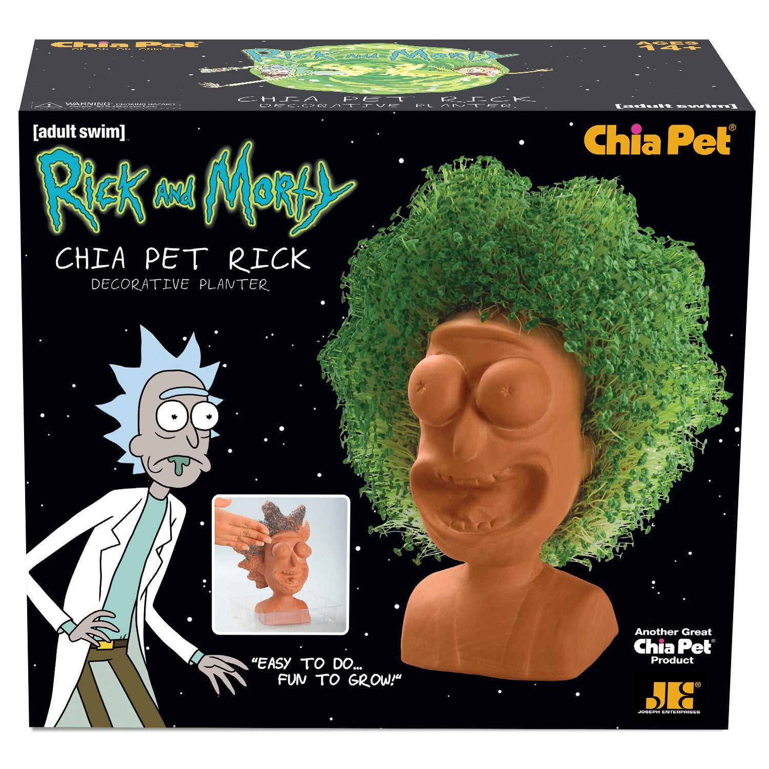 Rick and Morty Chia Pet® Rick - Chia.com