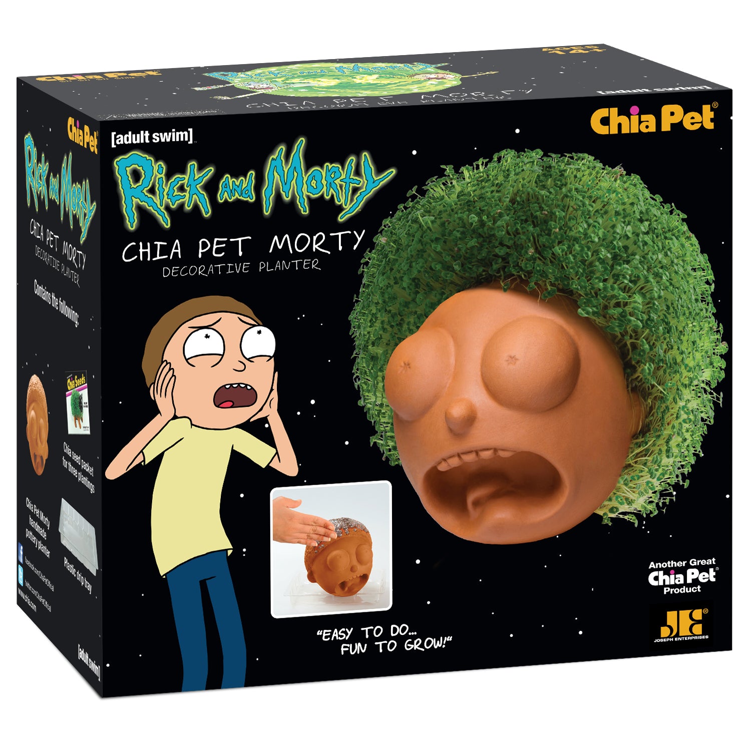 Rick and Morty Chia Pet® Morty - Chia.com