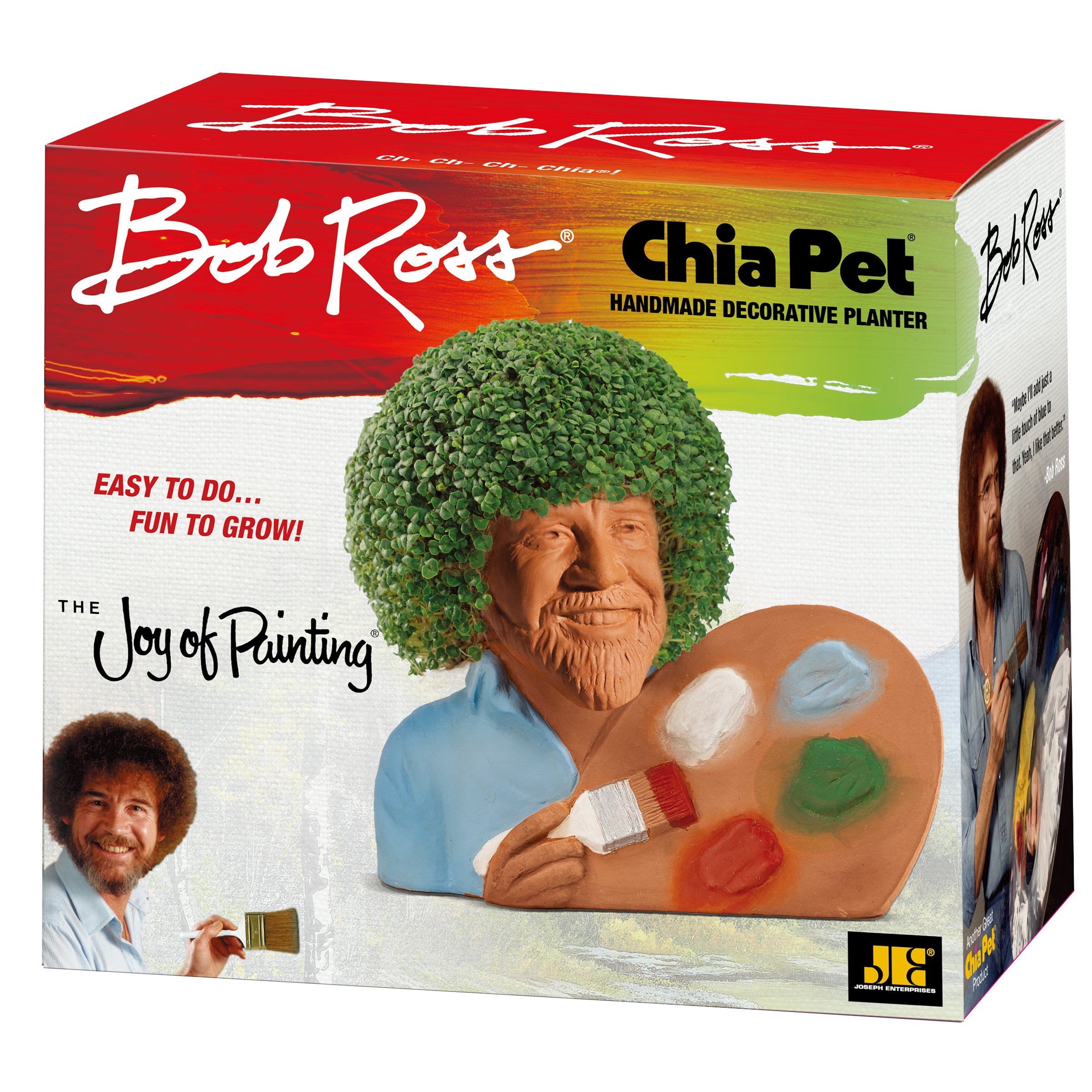 Bob Ross® with Paint Palette Chia Pet®