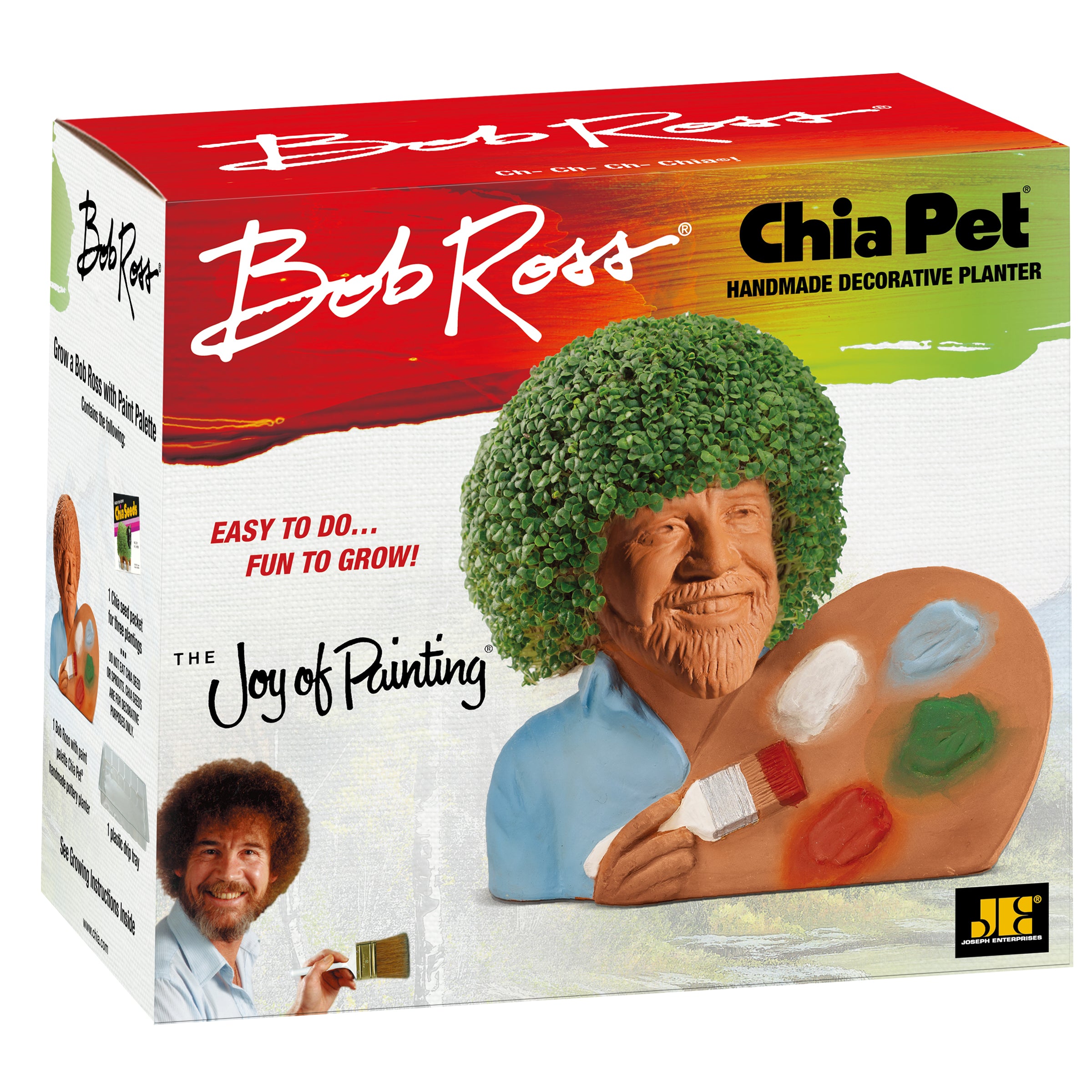 Bob Ross® with Paint Palette Chia Pet®
