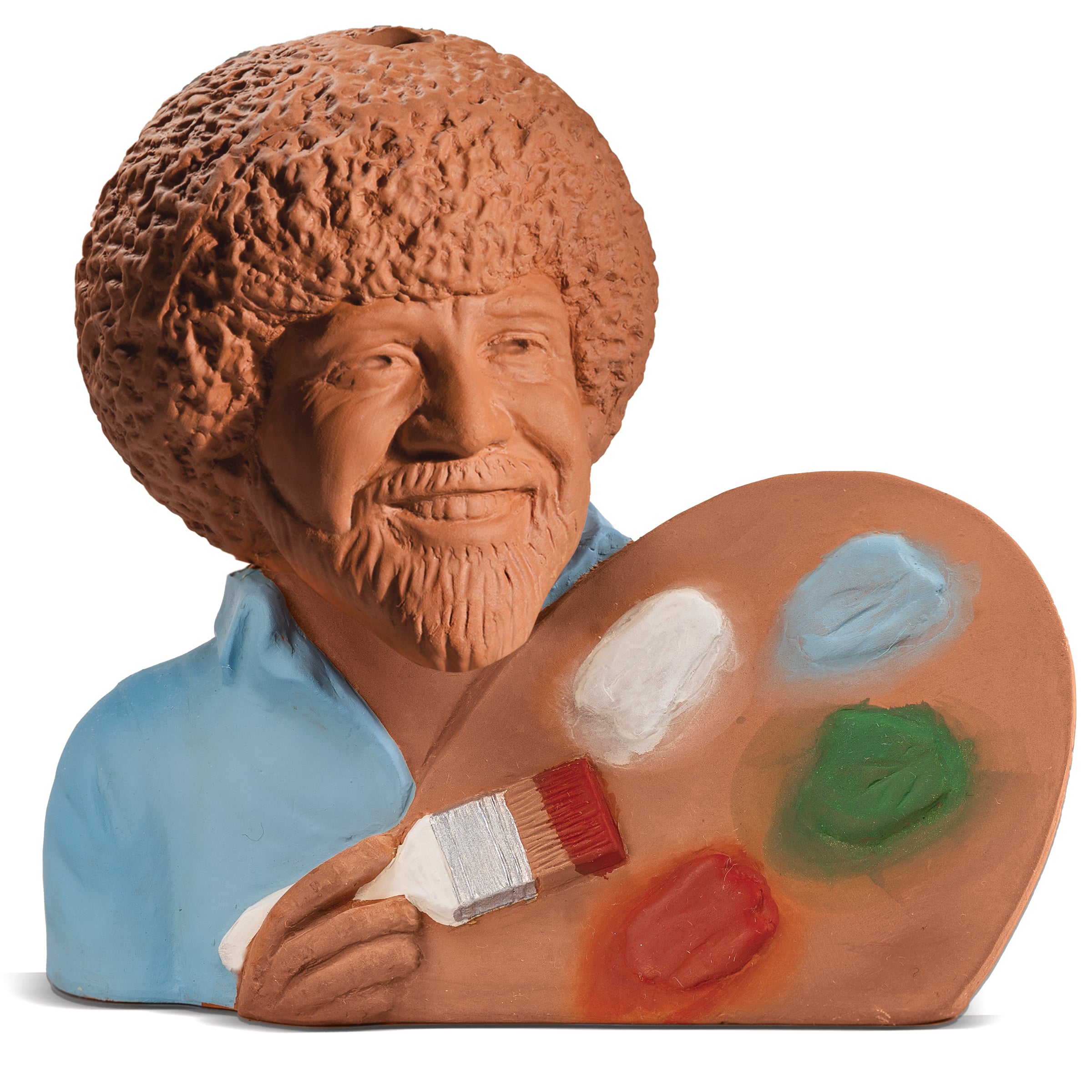 bob ross plant pot Bob Ross® with Paint Palette Chia Pet® – Chia.com
