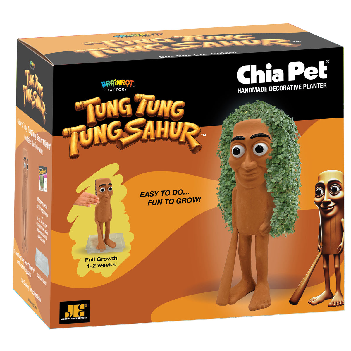 Brainrot Factory - Tung Tung Tung Sahur™ Chia Pet® (PRE-ORDER)
