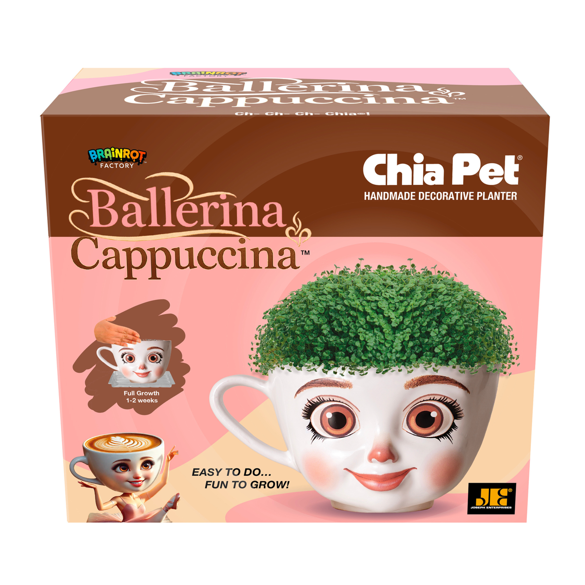 Brainrot Factory - Ballerina Cappucina™ Chia Pet® (PRE-ORDER)