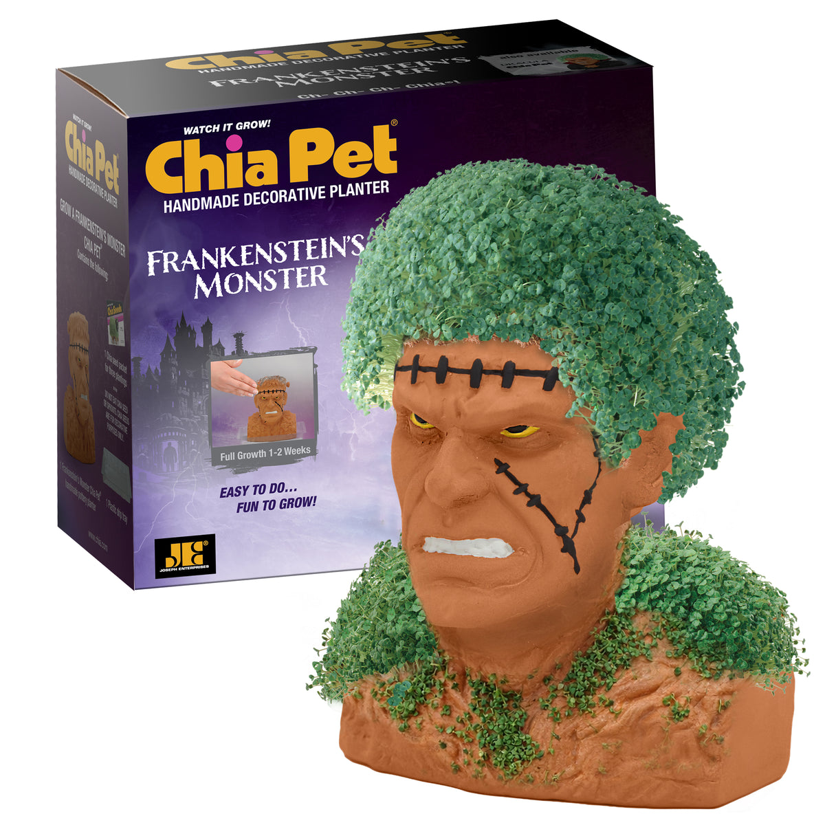 Frankenstein's Monster Chia Pet on Chia.com