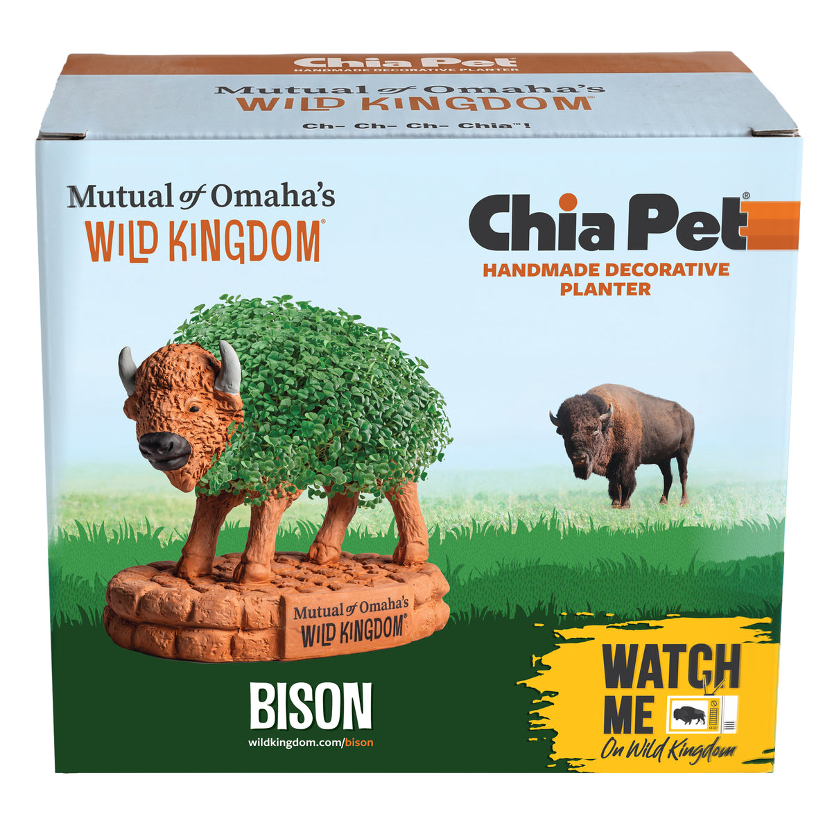Mutual of Omaha's Wild Kingdom® Bison Chia Pet® (PRE-ORDER)