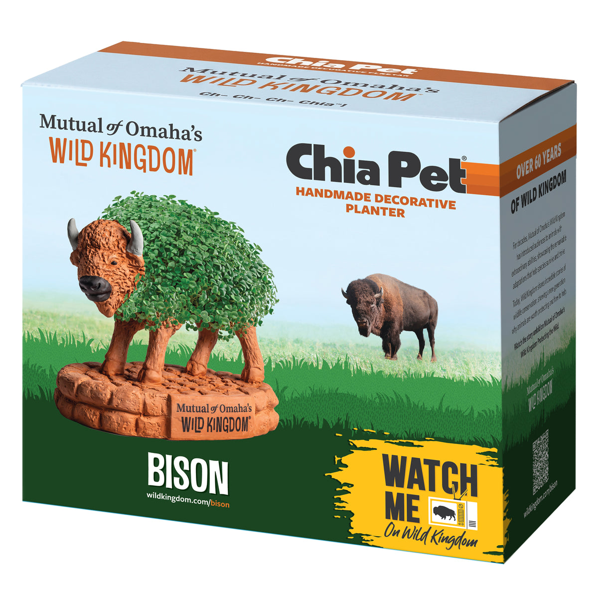 Mutual of Omaha's Wild Kingdom® Bison Chia Pet® (PRE-ORDER)