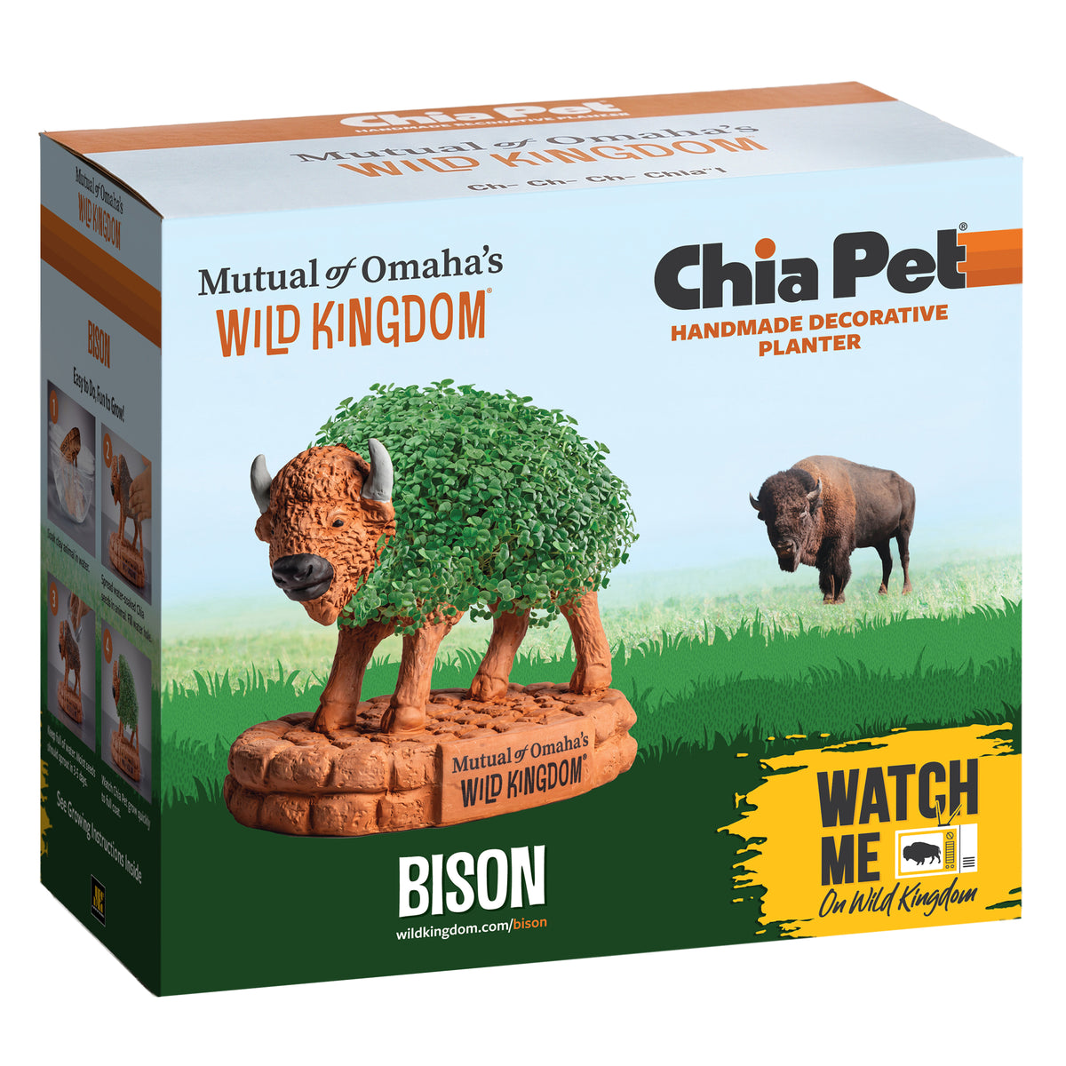 Mutual of Omaha's Wild Kingdom® Bison Chia Pet® (PRE-ORDER)