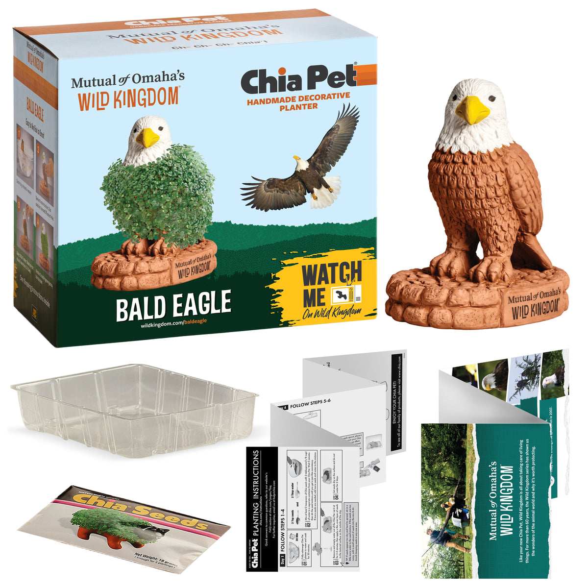 Mutual of Omaha's Wild Kingdom® Bald Eagle Chia Pet® (PRE-ORDER)