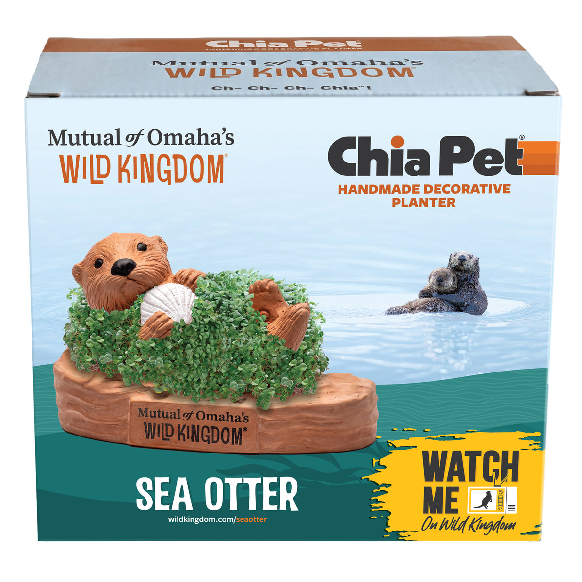 Mutual of Omaha's Wild Kingdom® Sea Otter Chia Pet® (PRE-ORDER)