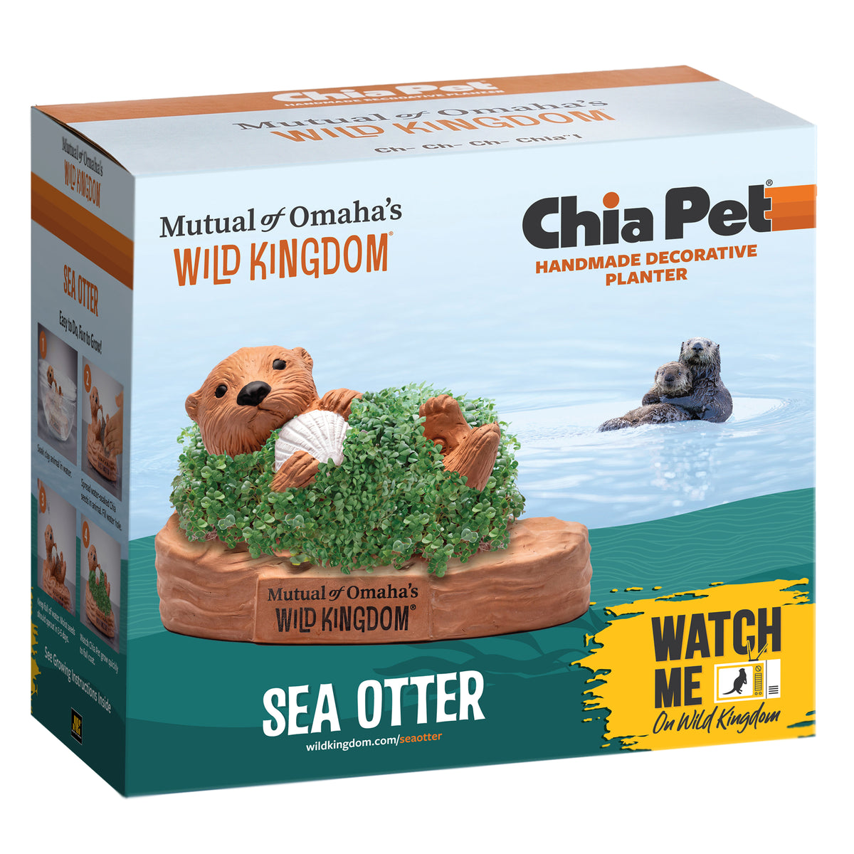 Mutual of Omaha's Wild Kingdom® Sea Otter Chia Pet® (PRE-ORDER)