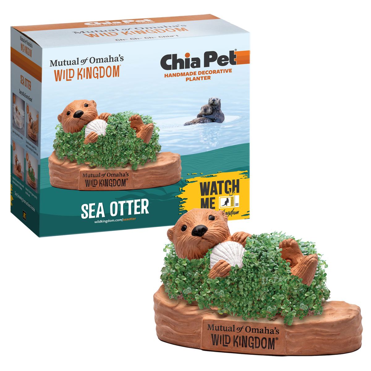 Mutual of Omaha's Wild Kingdom® Sea Otter Chia Pet® (PRE-ORDER)