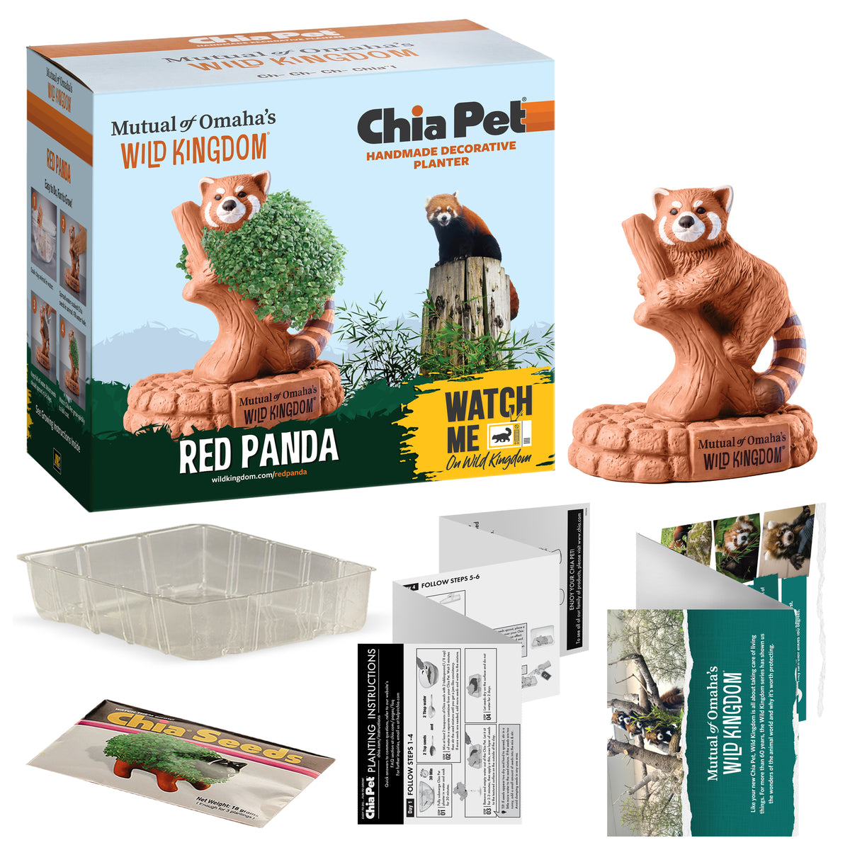 Mutual of Omaha's Wild Kingdom® Red Panda Chia Pet® (PRE-ORDER)