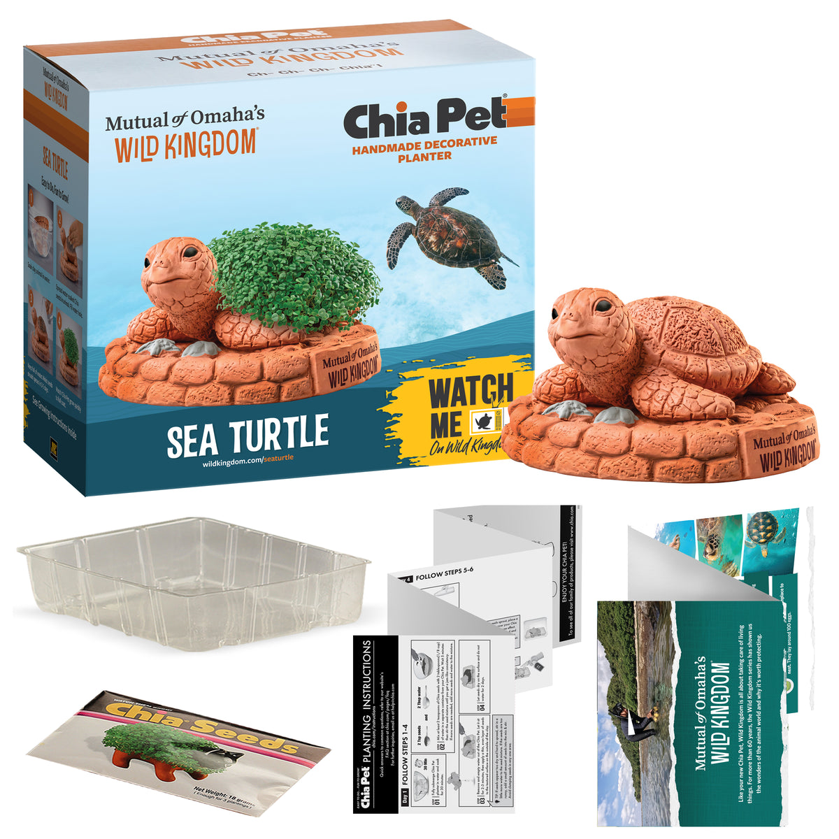 Mutual of Omaha's Wild Kingdom® Sea Turtle Chia Pet® (PRE-ORDER)