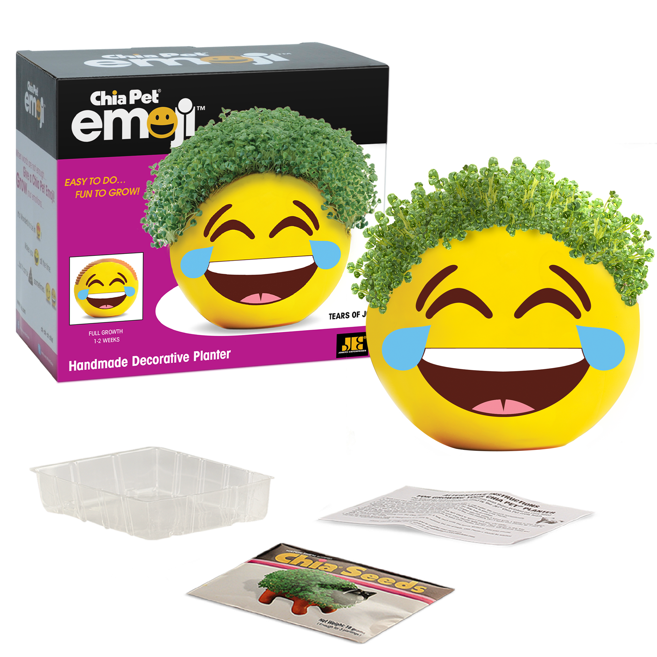 Emoji Tears of Joy Chia Pet® - Chia.com