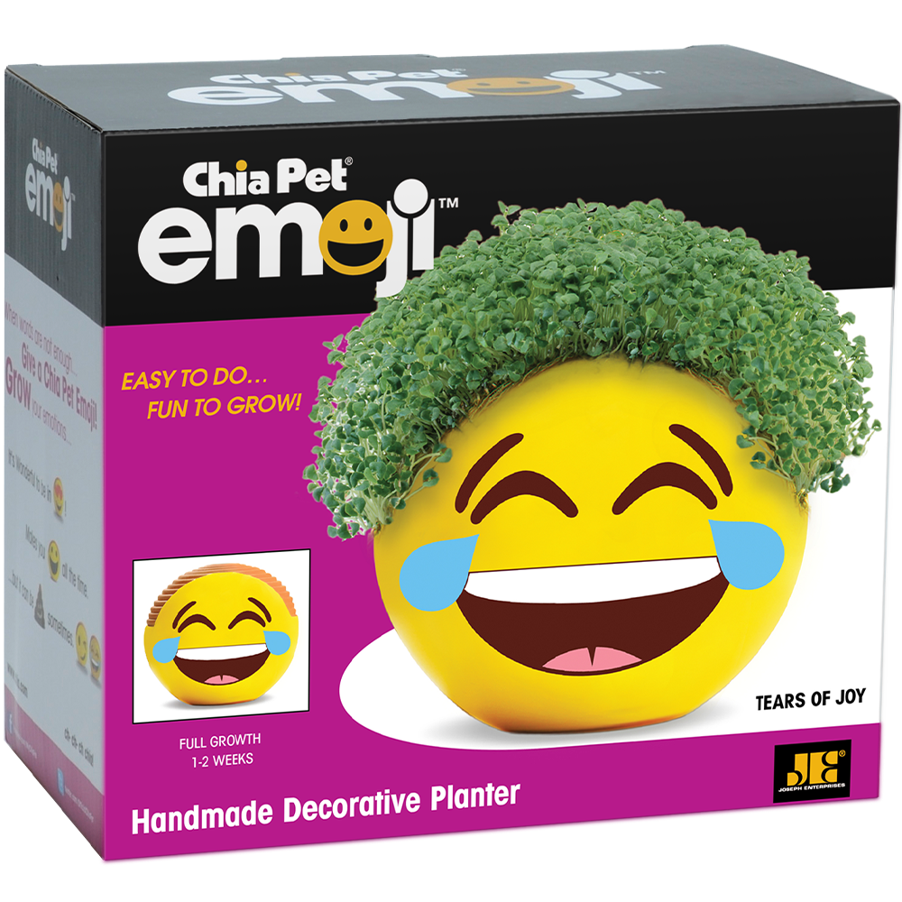 Emoji Tears of Joy Chia Pet® - Chia.com