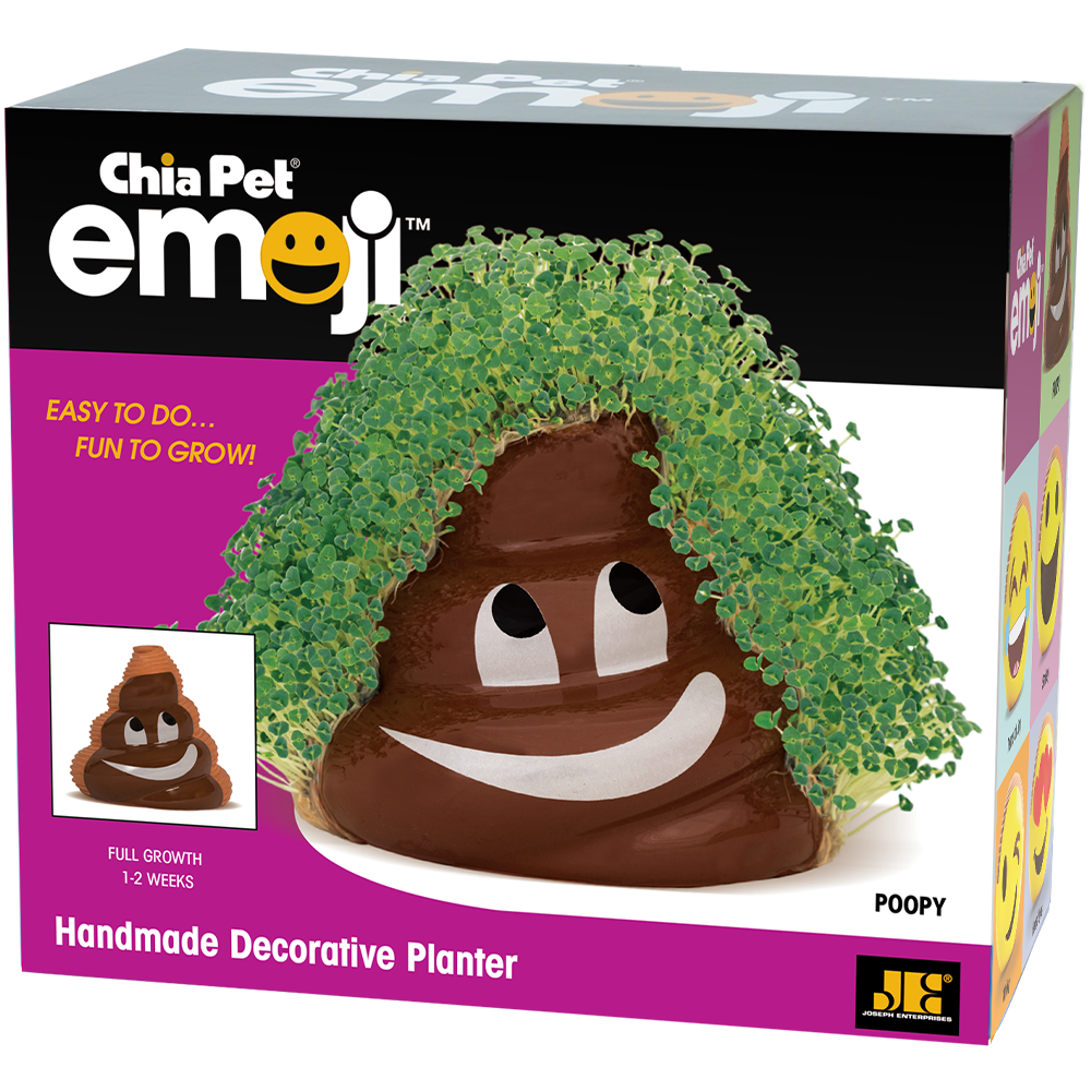 Emoji Poopy Chia Pet® - Chia.com