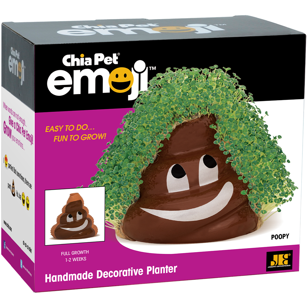 Emoji Poopy Chia Pet® - Chia.com