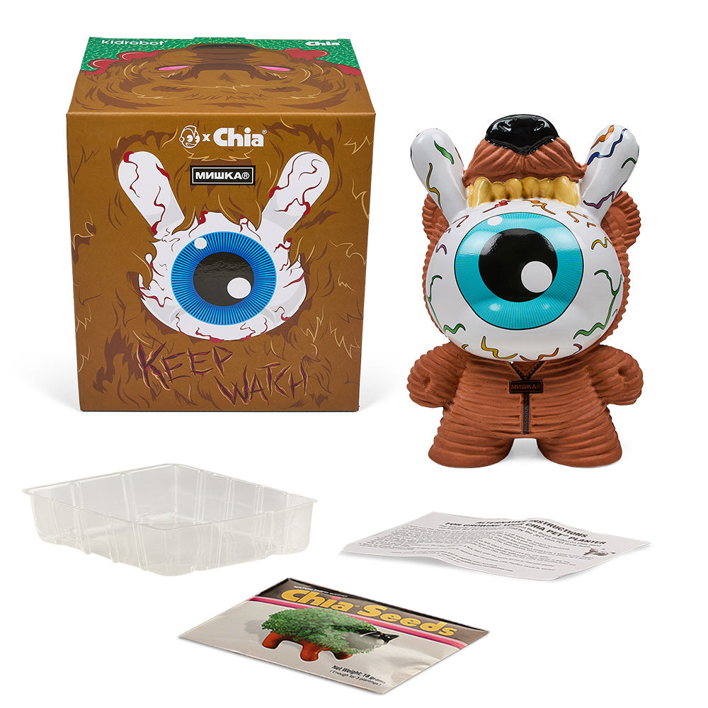 Keep Watch 8" Chia Pet® Dunny by Mishka - Rainbow Edition - Chia.com