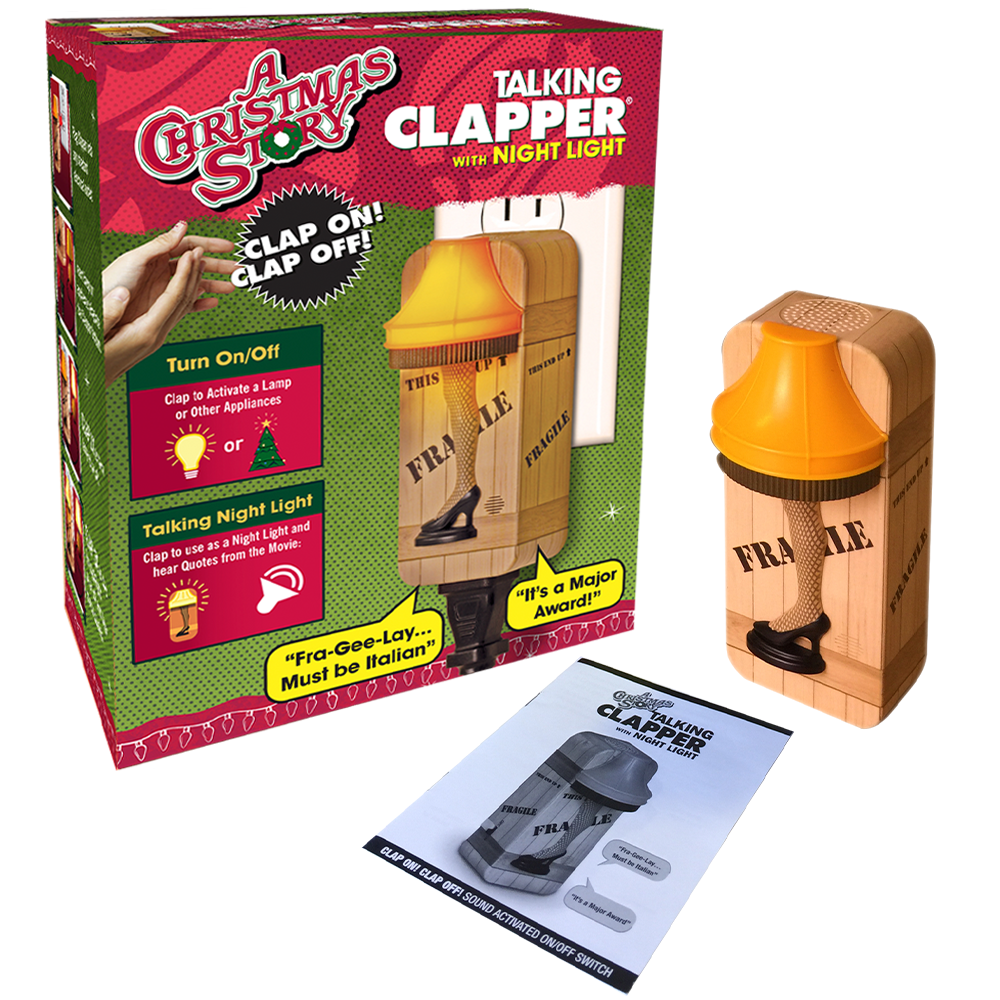 A Christmas Story Talking Clapper® with Night Light - Chia.com