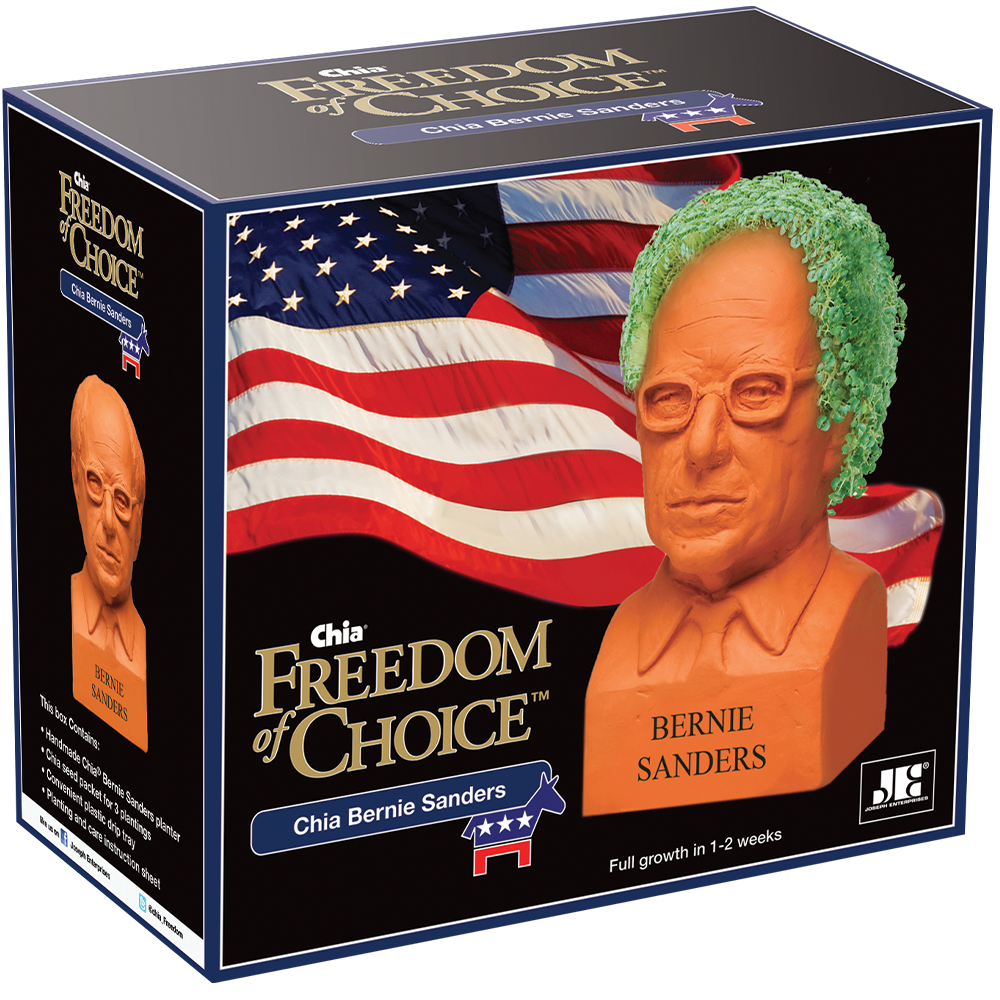 freedom seed planter Bernie Sanders Chia Pet® – Chia.com