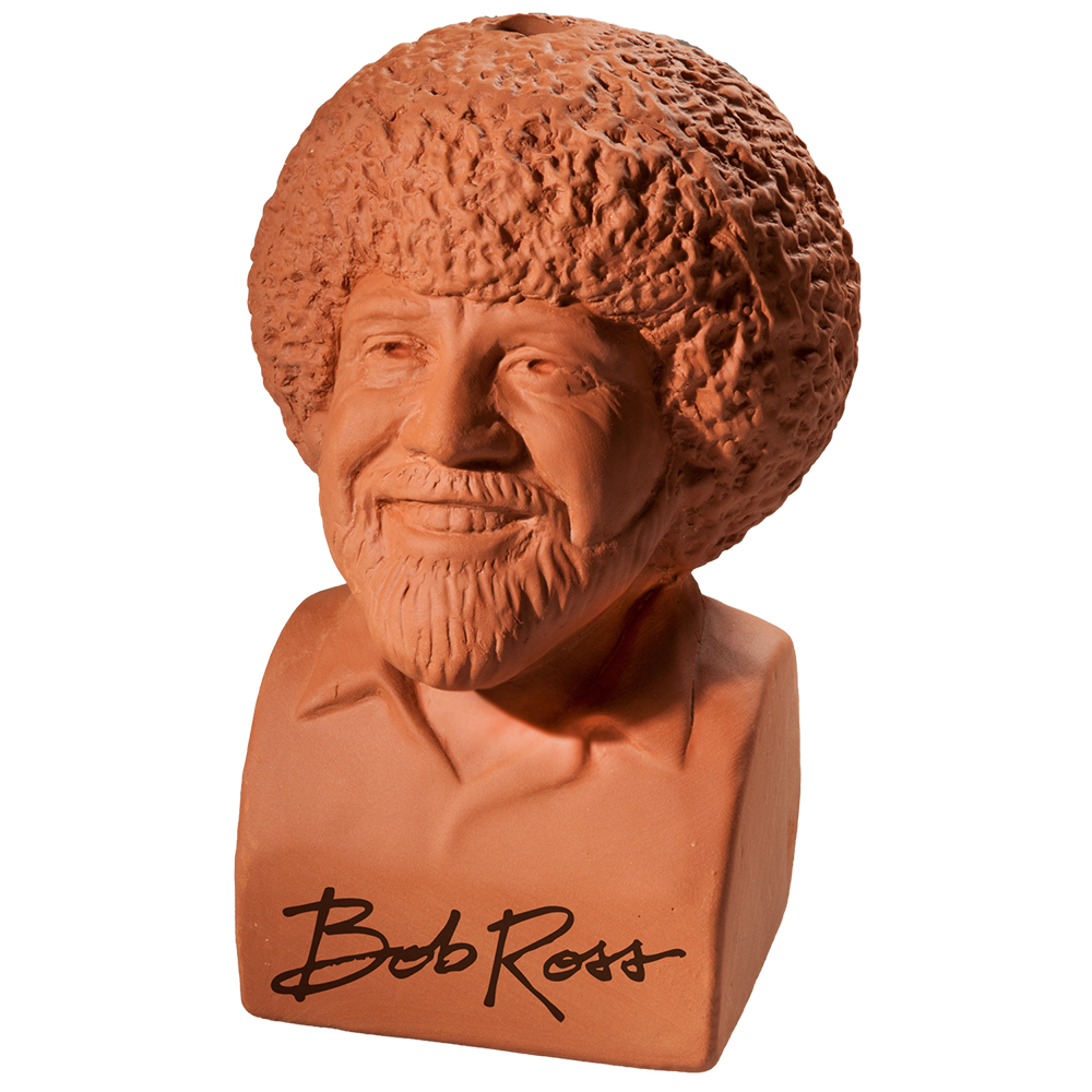 bob ross plant pot As Seen on TV Chia Pet Bob Ross Planter