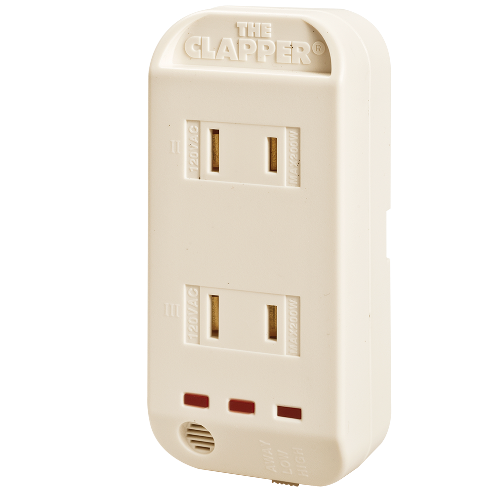 The Clapper Sound Activated Clap On/Off Light Switch Wall Socket Outlet  Adapter